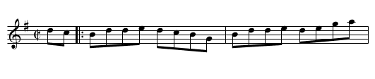 the CAMERONIAN - staff notation