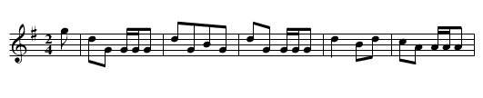 the Cameronian's Rant. - staff notation