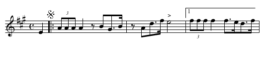 The CAMP MEETING - staff notation
