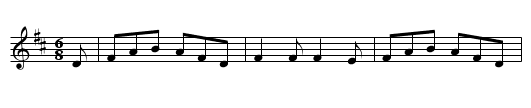 The Campbells are Comin' - staff notation