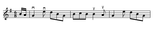 The CAMPBELLS ARE COMING - staff notation