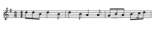 The CANADIAN BOAT SONG - staff notation
