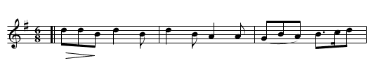 The CANADIAN BOAT SONG - staff notation