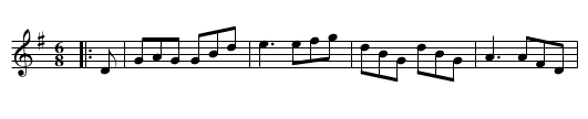 The Canty Auld Man - staff notation