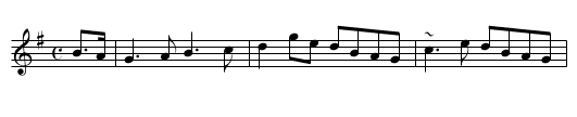 The CARDIN O'T - staff notation