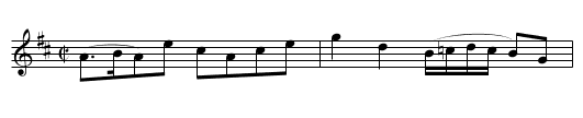 The Carle He Came O'er the Craft - staff notation