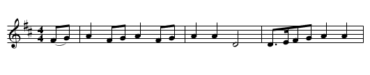 The Carrion Crow - staff notation