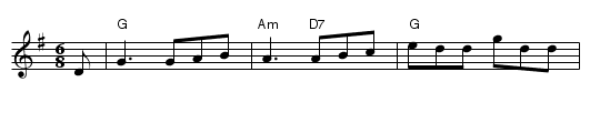 The Castle - staff notation