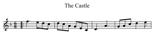 The Castle - staff notation