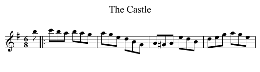 The Castle - staff notation