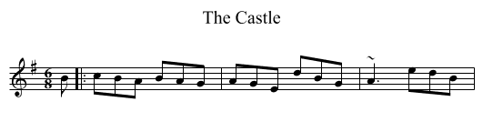 The Castle - staff notation