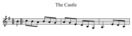 The Castle - staff notation