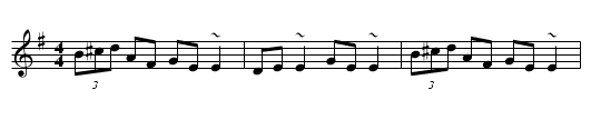 The Cayugaian - staff notation