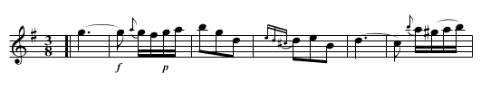 The CELEBRATED SPANISH CACHUCHA DANCE - staff notation