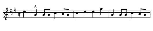 the Celtic Society's Quickstep - staff notation
