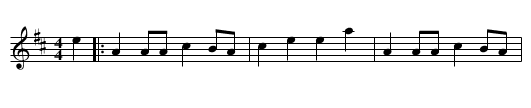 The Celtic Society's Quickstep - staff notation