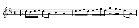 the Chace - staff notation