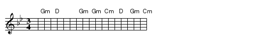 The Chaco Waltz - staff notation