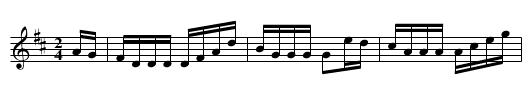 The Chamberlain Reel - staff notation