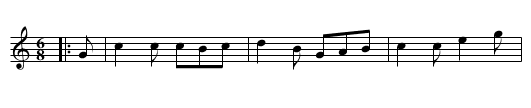 The Chantreus - staff notation