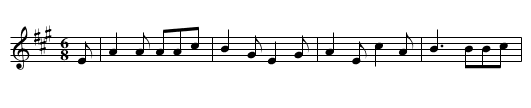 The Chantreuse - staff notation