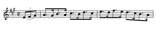 The CHARLES ATTWOOD - staff notation