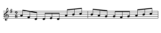 The Chestnut Tree - staff notation