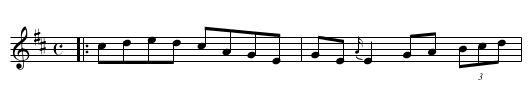 The Chicago Reel - staff notation