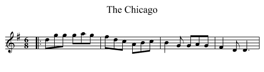 The Chicago - staff notation