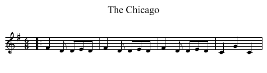The Chicago - staff notation