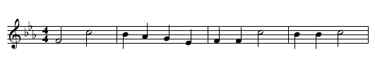 The Child's Carol - staff notation