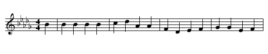 The Chinee Bumboat Man - staff notation