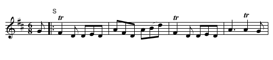 The Chorus Jig - staff notation
