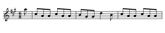The Christening [3] - staff notation