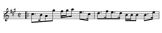 The Cleaver Lad, or - staff notation
