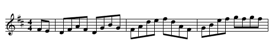 The Cliffs Hornpipe - staff notation