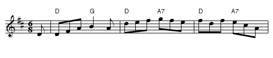 The Cobbler - staff notation