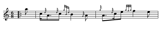 The Cock o' the North - staff notation