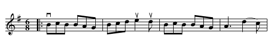 The COCK O' THE NORTH - staff notation