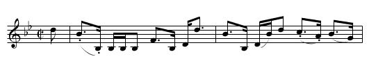 THE COCK OF THE NORTH -- Strathspey - staff notation