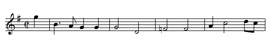 The Colliers Lass - staff notation