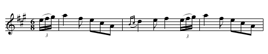the COMET - staff notation