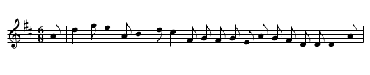 The Comical Fellow - staff notation
