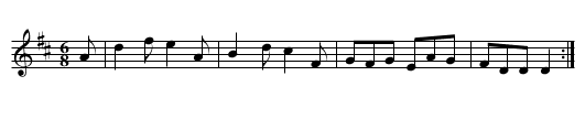 the Comical Fellow - staff notation