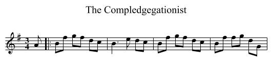 The Compledgegationist - staff notation