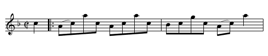THE CONCERT HORNPIPE - staff notation