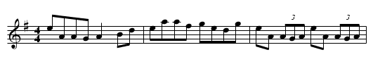 The Congress Reel - staff notation