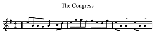 The Congress - staff notation