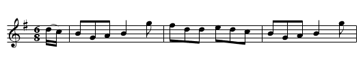 The Connachtman  (doublejig)  1053 - staff notation