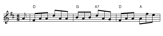 The Connaught Man's Rambles - staff notation